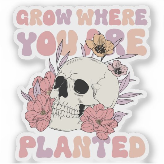 Sticker Augmenter Là Où Vous Êtes Plantés (Devant)