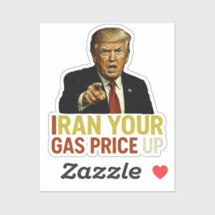 Sticker Augmentez Votre Prix Du Gaz En Iran