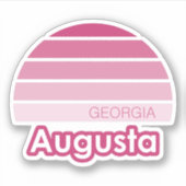 Sticker Augusta Géorgie (Devant)