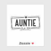 Sticker Auntie 2024 (Feuille)