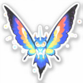 Sticker Aurilux, Búho de las Luces Eternas (Recto)