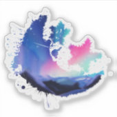 Sticker Aurora Dreams à un million (Devant)