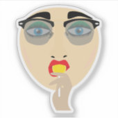 Sticker Aussi doux que de jouer... (Devant)