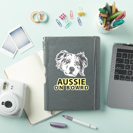 Sticker Aussie À Bord (Couverture iPad)