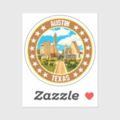 Sticker Austin (Feuille)