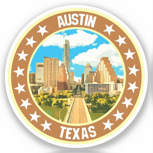 Sticker Austin (Recto)