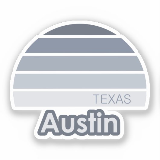 Sticker Austin Texas (Recto)