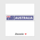 Sticker Australia National Flag (Feuille)