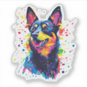 Sticker Australian Cattle Dog (Devant)