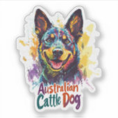 Sticker Australian Cattle Dog (Devant)