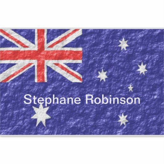Sticker Australian Flag Design (Devant)