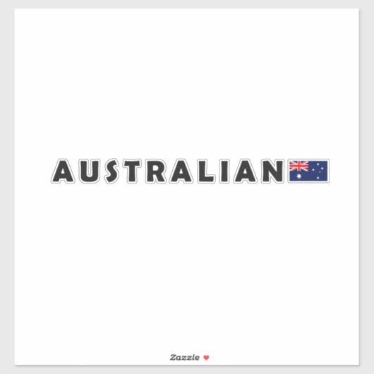 Sticker Australie (Feuille)