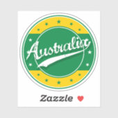 Sticker Australie (Feuille)