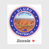 Sticker Australie, Ayers Rock, Uluru (Feuille)
