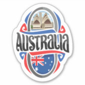Sticker Australie Fière (Devant)