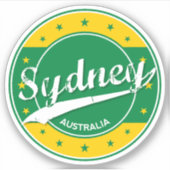 Sticker Australie, Sydney (Devant)