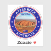 Sticker Australie, Uluru, Ayers Rock (Feuille)