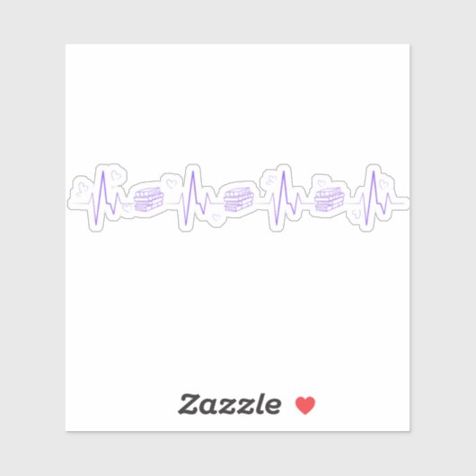 Sticker Auteur de livres (Feuille)