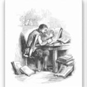 Sticker Auteur de livres anciens (Recto)