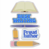 Sticker Auteur Fun Écriture Slogans Style épique (Devant)