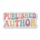 Sticker Auteur publié (Devant)