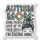 Sticker Autisme Maman Certaines personnes regardent vers l (Devant)