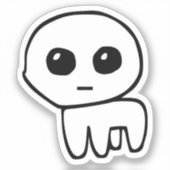 Sticker Autisme TBH Créature Autisme créature (Recto)