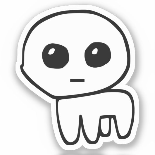 Sticker Autisme TBH Créature Autisme créature (Recto)