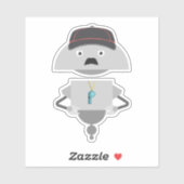 Sticker Autocar Mia (Feuille)