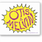 Sticker autocollant, Otis et Melvin (Devant)