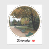 Sticker Automne à Paris - v2 (Feuille)