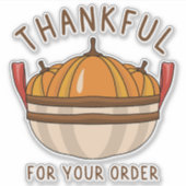 Sticker Automne des petites entreprises (Devant)