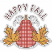 Sticker Automne des petites entreprises (Devant)