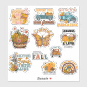 Sticker Automne Lover (Feuille)