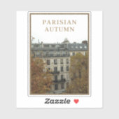 Sticker Automne parisien (Feuille)