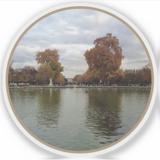 Sticker Automne Parisien - v2 (Devant)