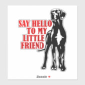 Sticker Autosticker Funny Great Dane Collection (Feuille)