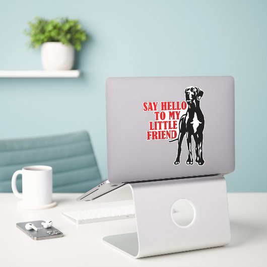 Sticker Autosticker Funny Great Dane Collection (Ordinateur portable sur le bureau)