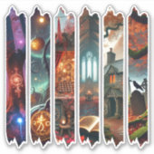 Sticker Autumnal Whimsigoth Enchanted Washi Tape Scrapbook (Devant)