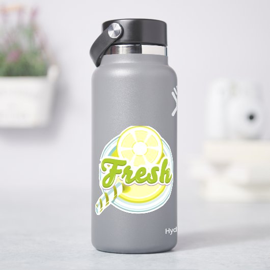 Sticker aux citrons frais (HydroFlask)