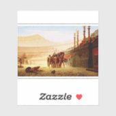 Sticker Ave Caesar by Jean-Leon Gerome (Feuille)