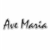 Sticker Ave Maria (Devant)