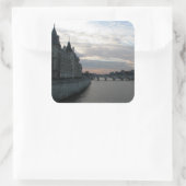 Sticker avec beau coucher de soleil à Paris (Sac)