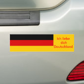 Sticker avec Drapeau d'Allemagne (En voiture)