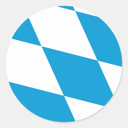 Sticker avec Drapeau de Bavière, Allemagne (Devant)