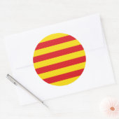 Sticker avec Drapeau de Catalogne (Enveloppe)
