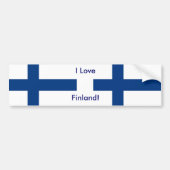 Sticker avec Drapeau de Finlande (Devant)