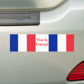 Sticker avec Drapeau de France (En voiture)