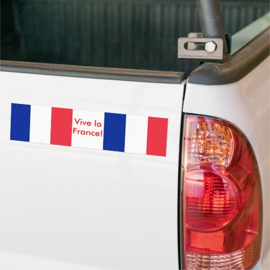 Sticker avec Drapeau de France (Sur camion)