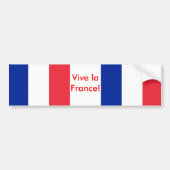 Sticker avec Drapeau de France (Devant)